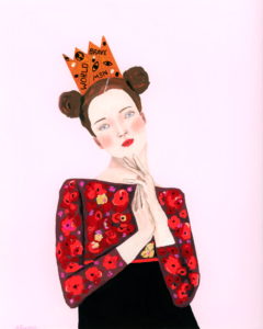 Brave New World Crown Giclée Art Print Alexandra Swistak