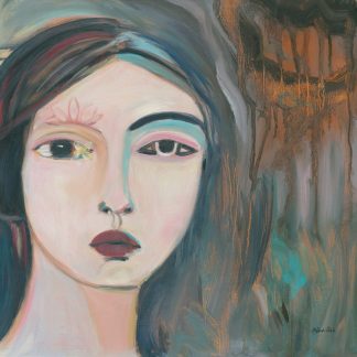 Oracle of Delphi, Contemporary Abstract Pop Art Portrait Giclée Fine Art Print