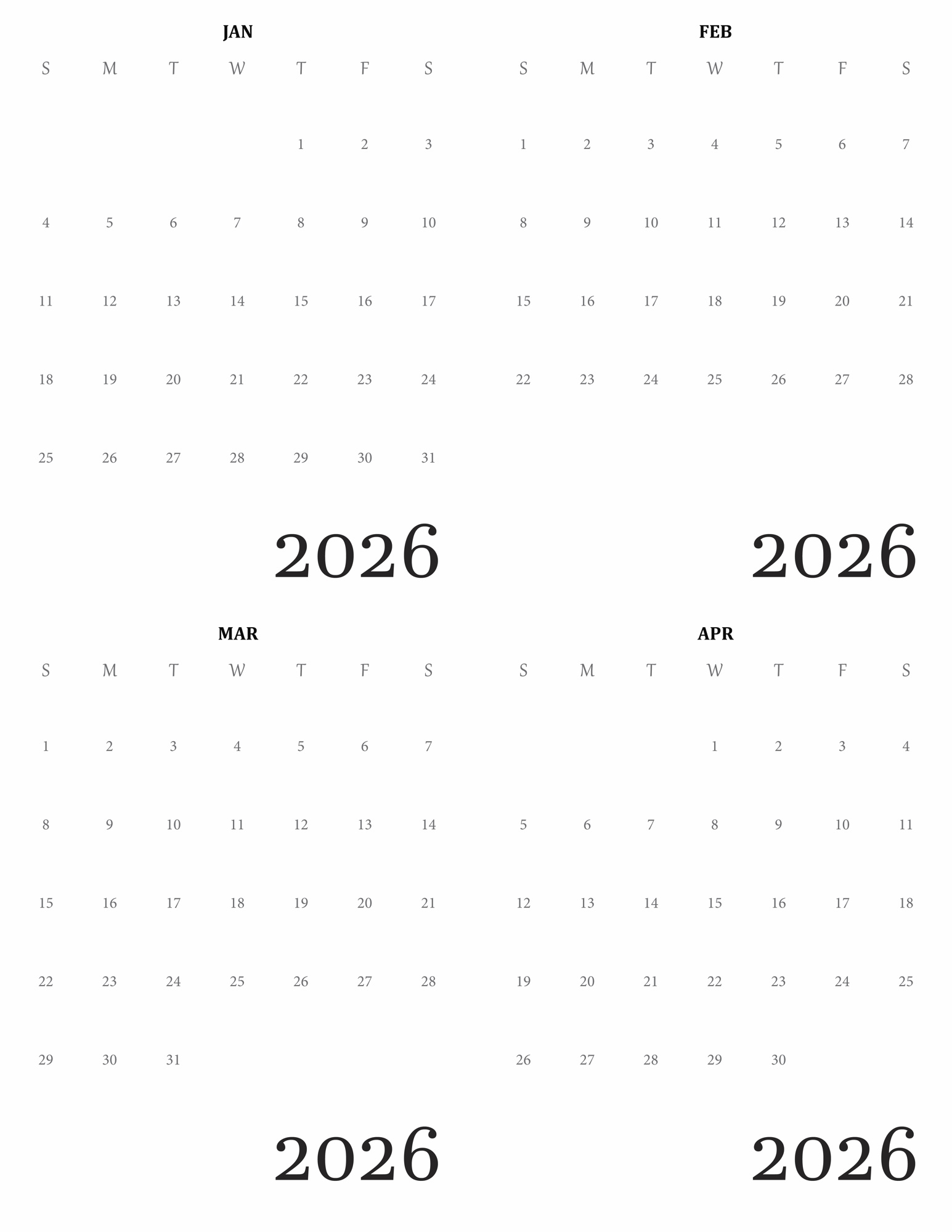 2026 Portraits Mini Desk Calendar Museum Quality Fine Art Giclée Set - Image 7