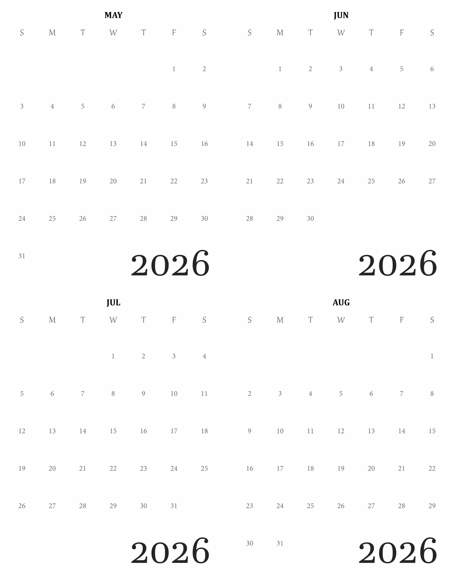 2026 Portraits Mini Desk Calendar Museum Quality Fine Art Giclée Set - Image 6