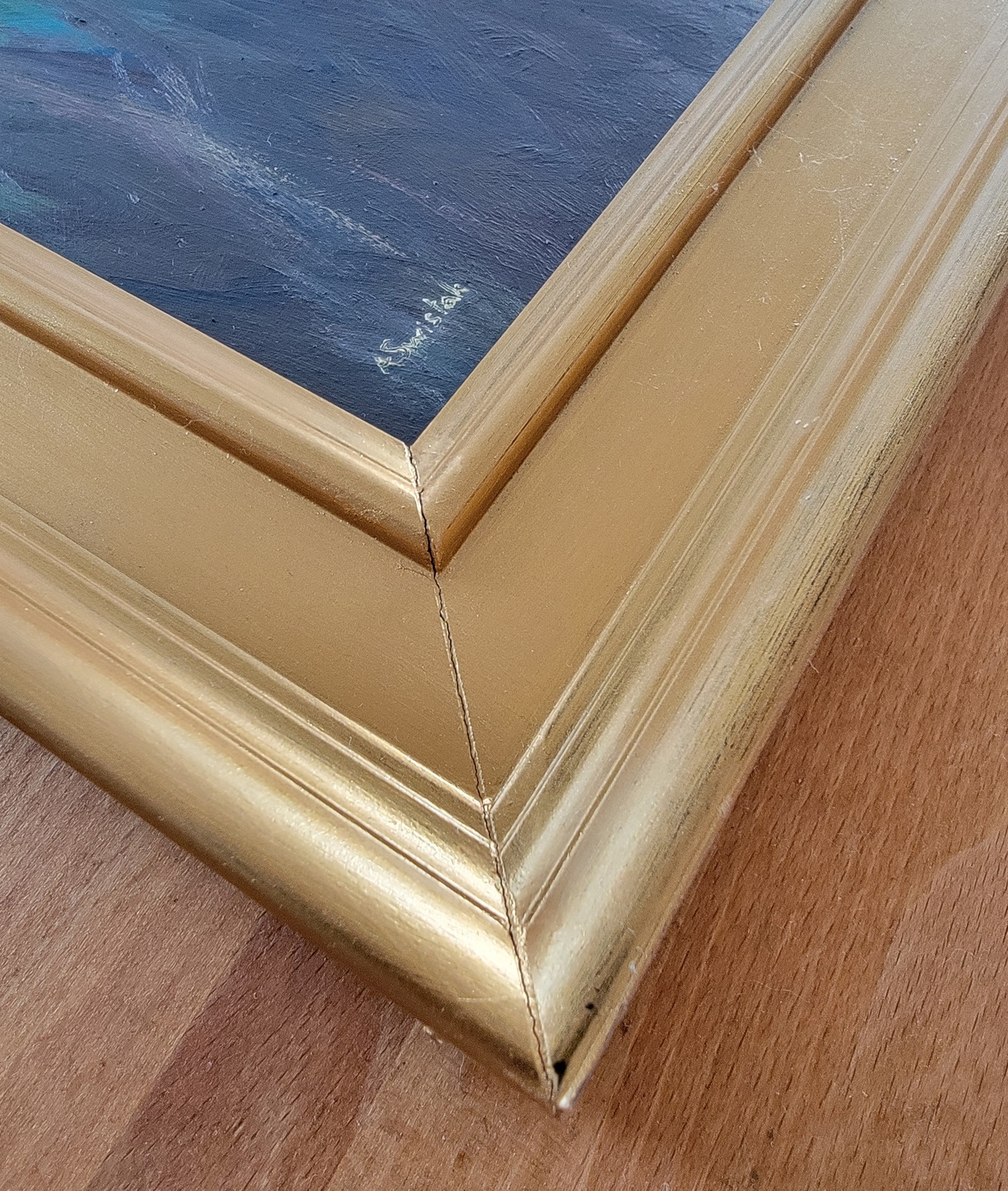 Figures in the Park, Impressionist Mid Century Modern Inspired Landscape Oil Painting - Image 13