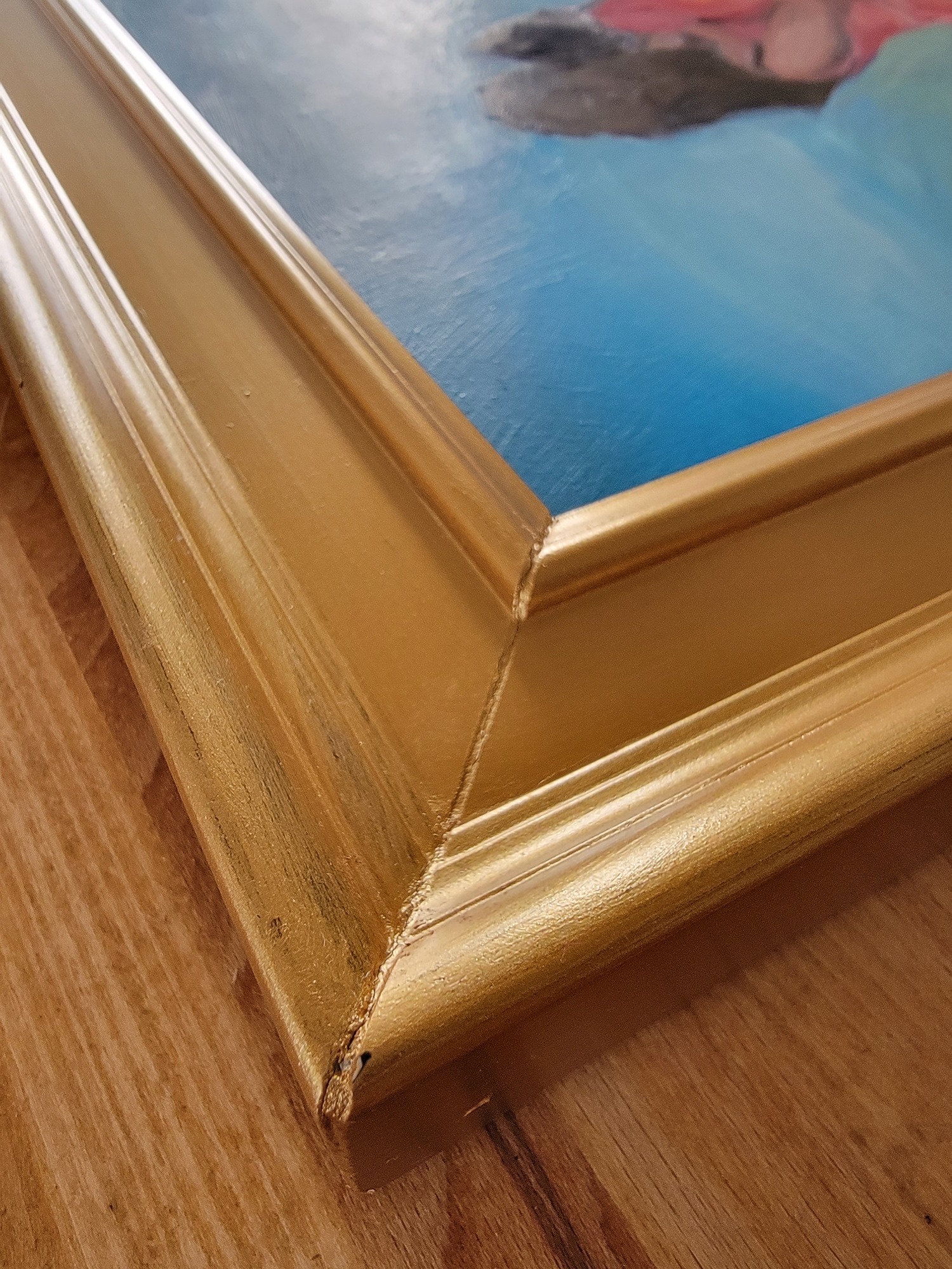 Figures in the Park, Impressionist Mid Century Modern Inspired Landscape Oil Painting - Image 10