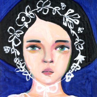 Heretic Beekeeper, Star Child, Fine Art Oil Painting by Alexandra Swistak
